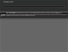 Tablet Screenshot of ixtapa.com